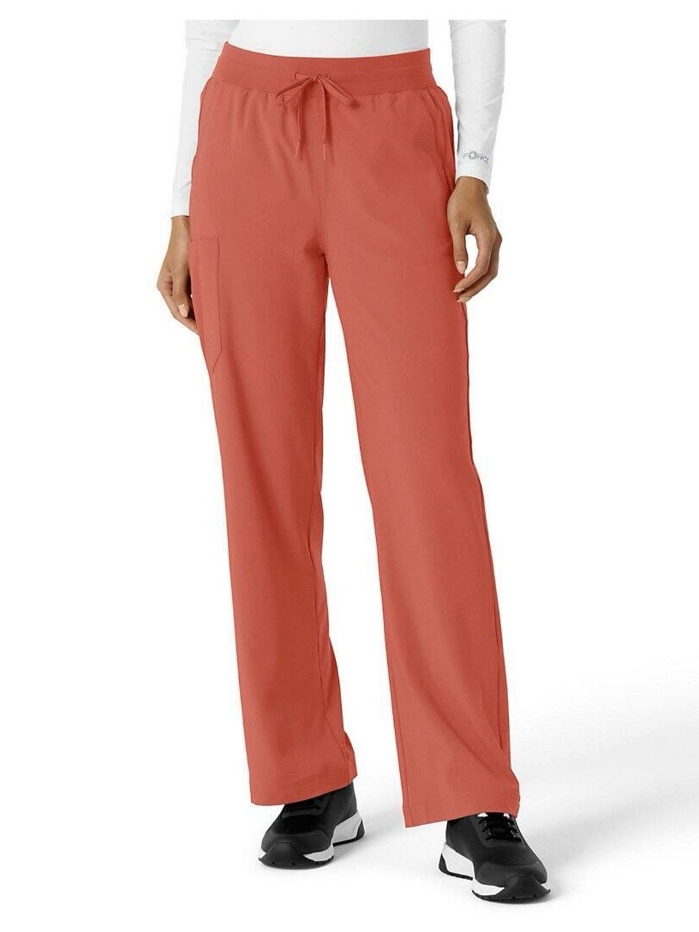 Carhartt Women’s Force Cross-Flex Boot Cut Scrub Pants in Dusty Cedar Sz 2X